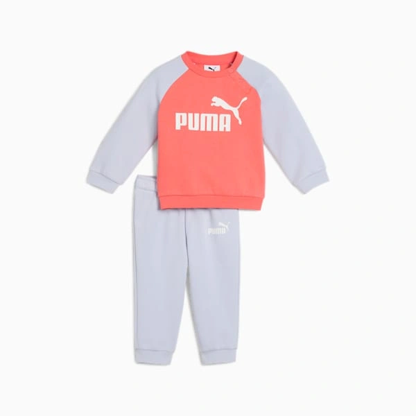 PUMA Minicats: Two Cosy Pieces for Tiny Explorers! Raglan Top & Trousers Set, a must-have!